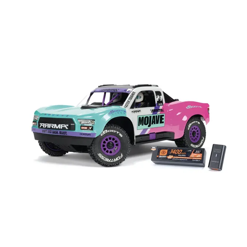 Arrma Mojave Grom 223S 1/18 Brushless 4X4 Rc Desert Truck (Teal) Ara2304st1 1