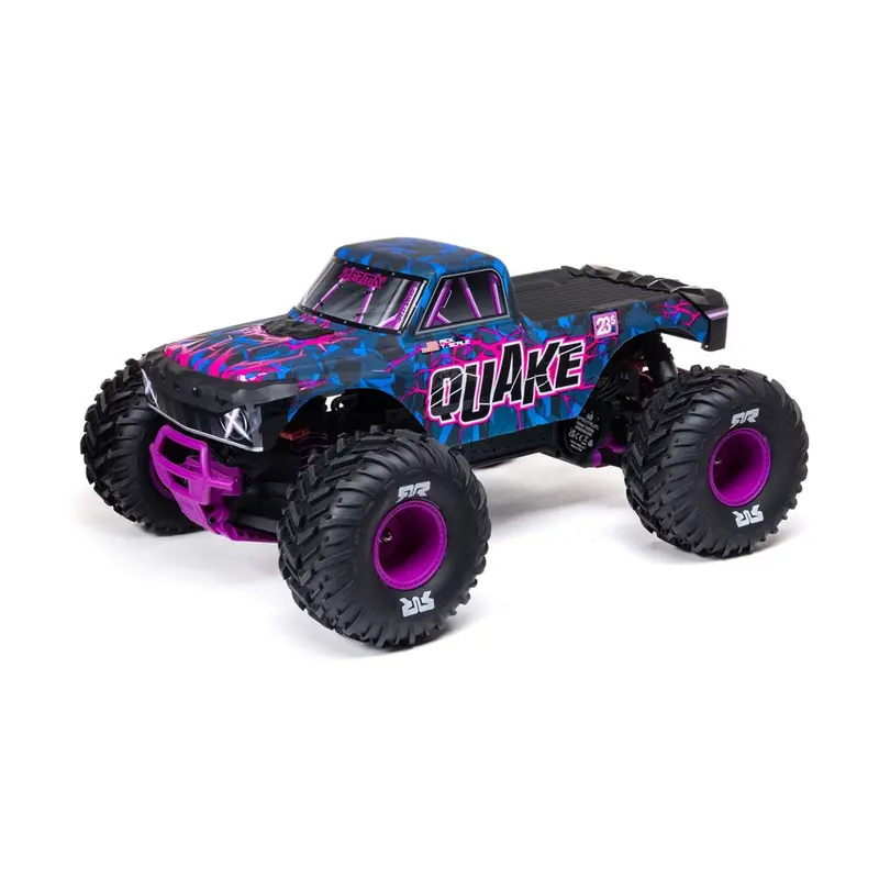 Arrma Quake 223S Blx Dsc 1/10 2Wd Monster Truck (Purple) Ara3537t3 1