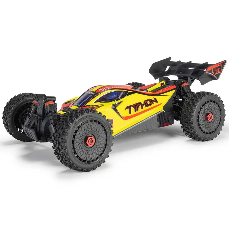 Arrma Typhon Mega 665 4X4 1/8 Brushed Rc Buggy (Yellow) Ara4206v4t2 1