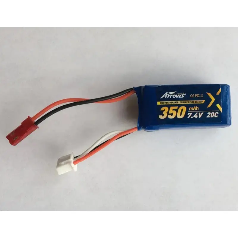 Arrow Hobby Bat001 Arrows Hobby 7.4V 350Mah 20C Pioneer Battery (Jst Plug) 1