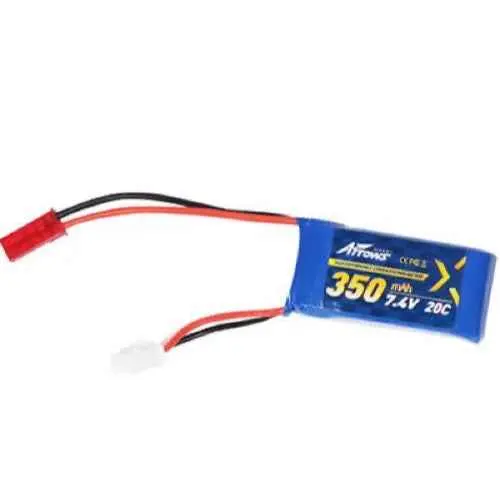 Arrows Hobby Bat01 7.4V 350Mah 20C Battery (Jst Plug) 1