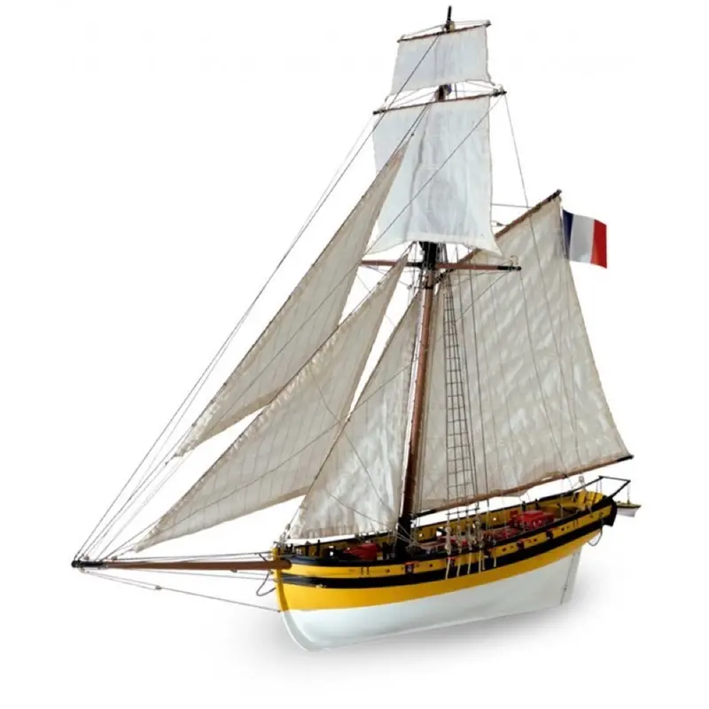 Artesania 22401 1/50 Le Renard French Cutter Wooden Ship Model 1