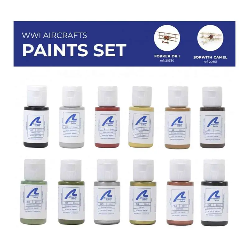 Artesania 277Pack1 Paint Set For Airplanes #20350 & #20351 1