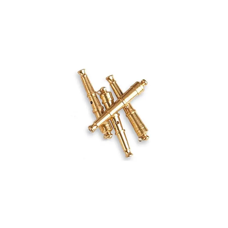 Artesania 8638 Cannon 30Mm Brass (4) Wooden Ship Accessory 1