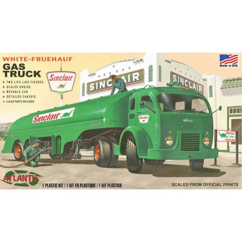 Atlantis 1402 1/48 Vintage Gas Truck Sinclair/Us Army 1