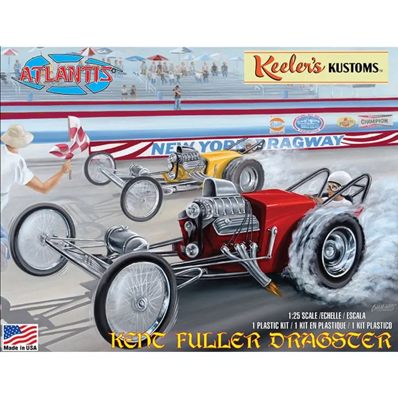 Atlantis Models 13103 1/25 Keelers Kustom's Kent Fuller Dragster 1