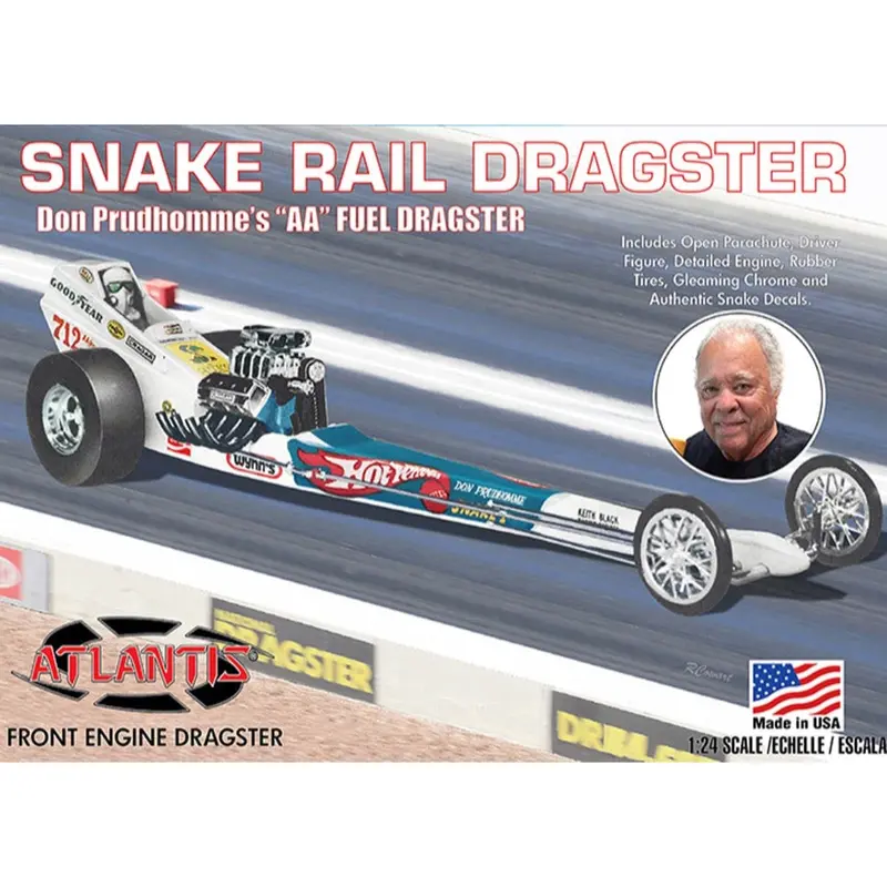 Atlantis Models 5694 1/24 Don Prudhomme Snake Front Engine Dragster 1