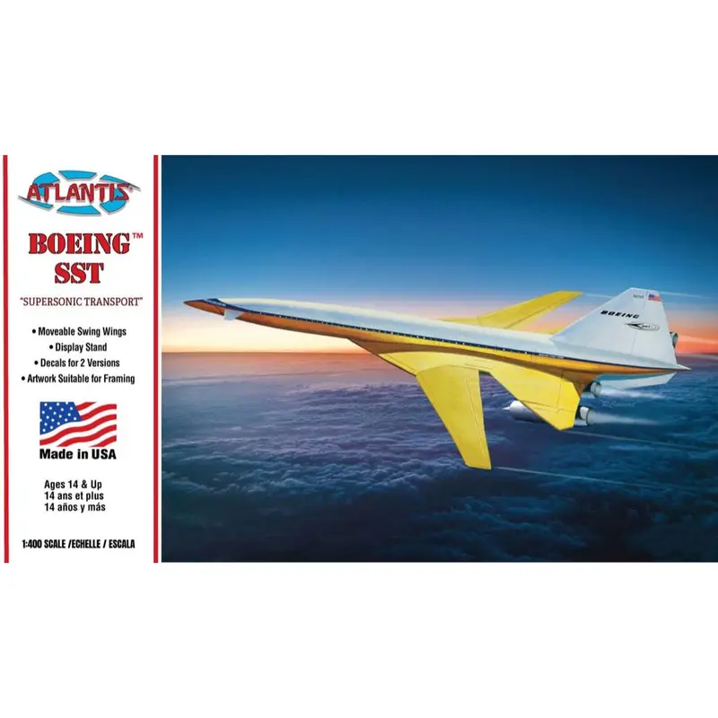 Atlantis Models 6815 1/400 Boeing Sst Supersonic Transport 1
