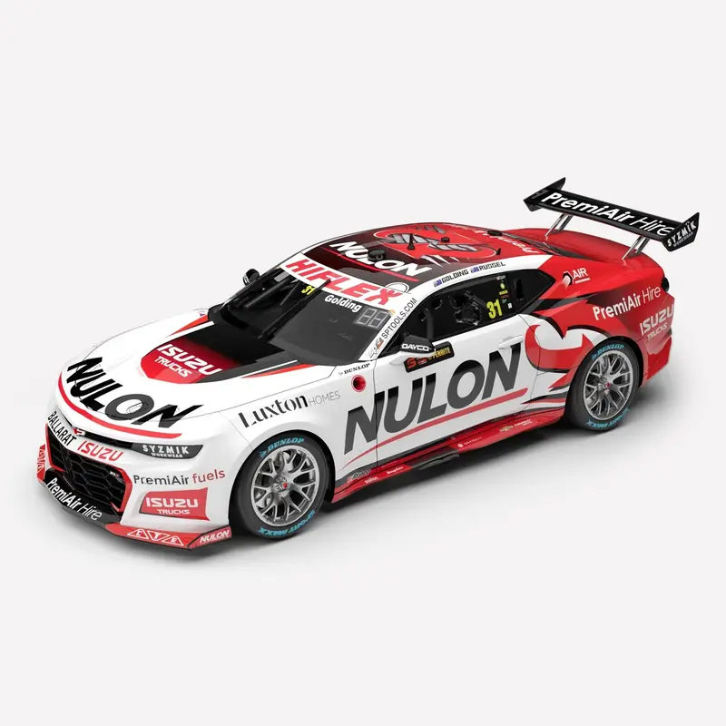 Authentic Collectables Acd18c24u 1/18 Premiair Nulon Racing No.31 Chevrolet Camaro Zl1 2024 Penrite Oil Sandown 3Rd Place James Golding / David Russell 1