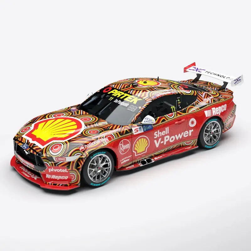 Authentic Collectables Acd18f24n 1/18 Shell V-Power Racing Team No.11 Ford Mustang Gt 2024 Betr Darwin Triple Crown Indigenous Round Anton De Pasquale 1