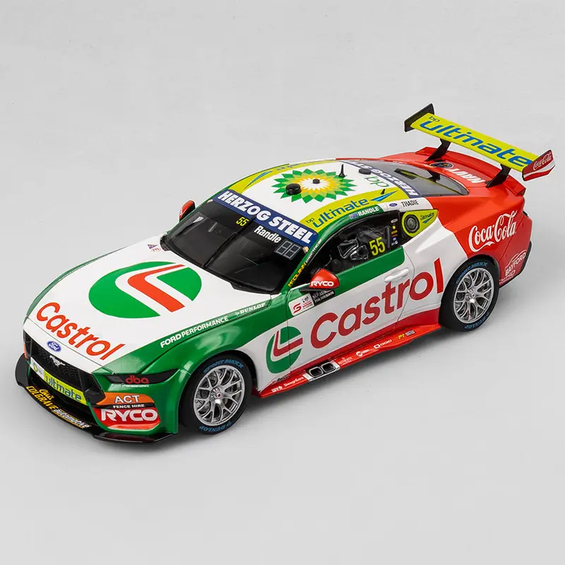 Authentic Collectables Acd18f24t 1/18 Tickford Racing No.55 Ford Mustang Gt - 2024 Ned Whiskey Tasmania Supersprint Race 18 Pole Position Thomas Randle 1