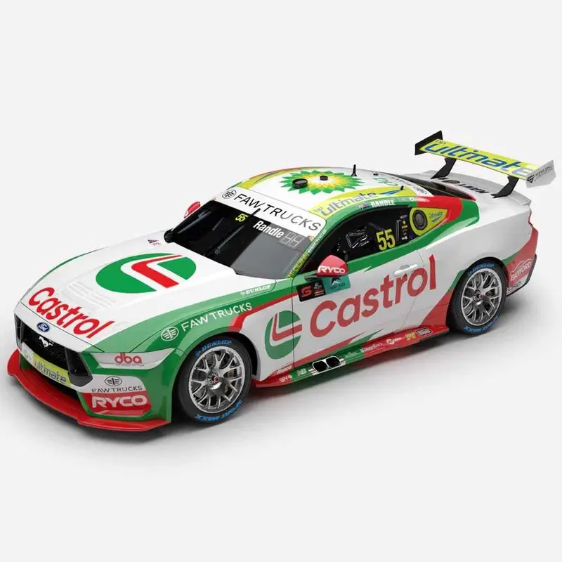 Authentic Collectables Acd18f25j 1/18 Tickford Racing No.55 Ford Mustang Gt 2025 Snowy River Caravans Tasmania Super 440 Race 11 Podium 1
