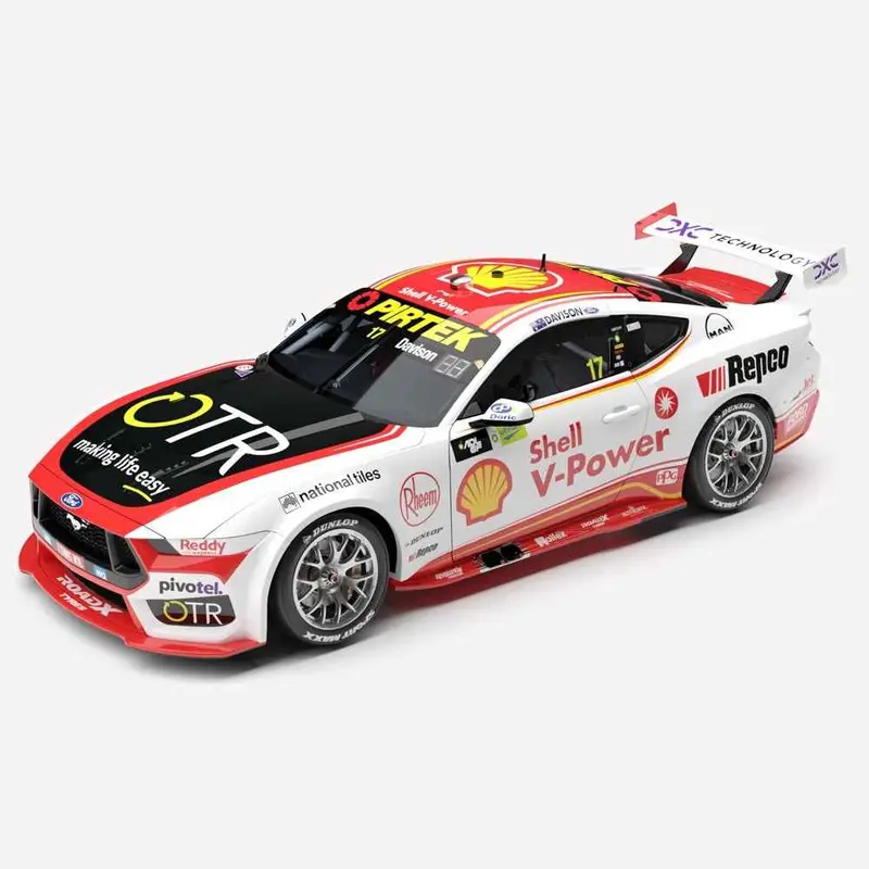 Authentic Collectables Acd18f25ze 1/18 Shell V-Power Racing Team No.17 Ford Mustang Gt 2025 Bp Adelaide Grand Final 1