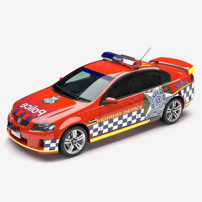Authentic Collectables Acd18hve1pc 1/18 Holden Ve Commdore Victoria Police Highway Patrol Car In Ignition Metallic 1