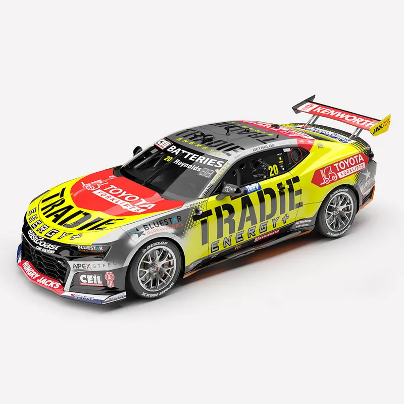Authentic Collectables Acd43c25b 1/43 Tradie Energy Racing No.20 Chevrolet Camaro Zl1 2025 Repco Supercars Championship Season 1