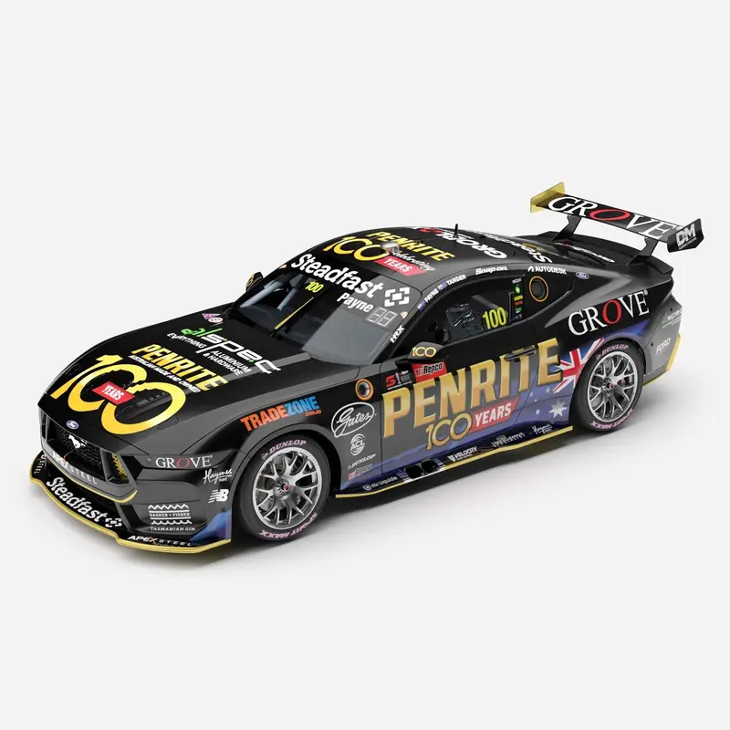 Authentic Collectables Acd43f25bw 1/43 Penrite Racing No.100 Ford Mustang Gt 2025 Repco Bathurst 1000 Winner 1