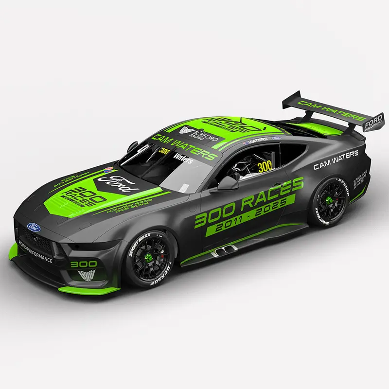 Authentic Collectibles Acd18f25se4 1/18 Tickford Racing No.300 Ford Mustang Gt Cam Waters 300 Races Special Edition 1