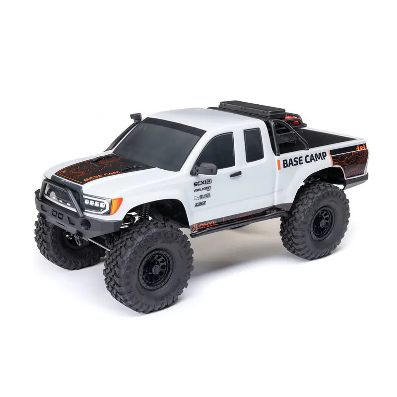 Axial 1/10 Scx10 Iii Base Camp V2 Rc Rock Crawler (White) Axi-1375T1 1