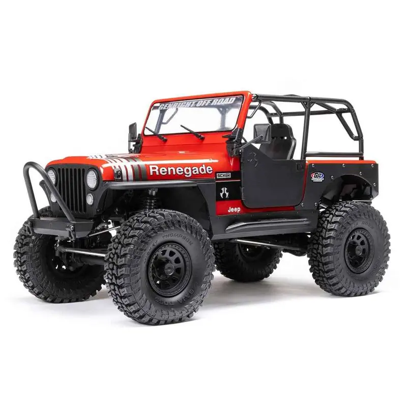 Axial 1/10 Scx10 Iii Jeep Cj-7 Rc Crawler (Red) Axi03008v2t1 1