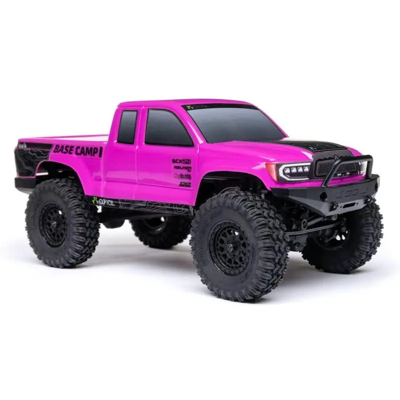 Axial 1/24 Scx24 Base Camp Rock Crawler Rtr (Pink) 1219T3 1