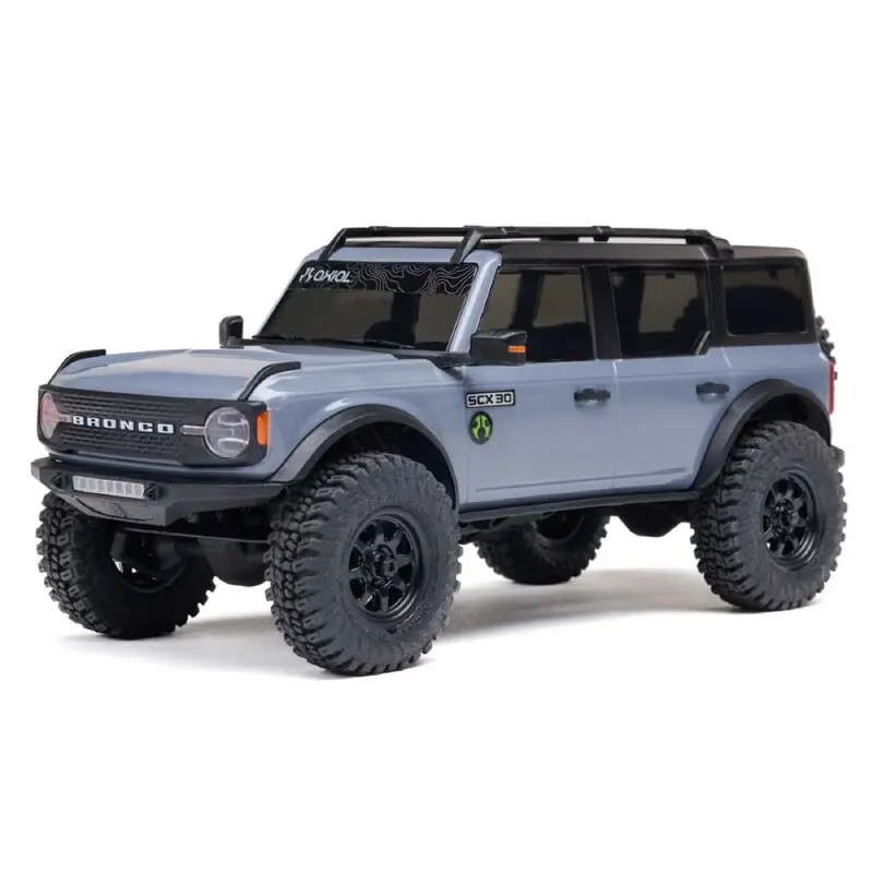 Axial 1/30 Scx30 Ford Bronco Rc Rock Crawler (Grey) Axi-2048T2 1