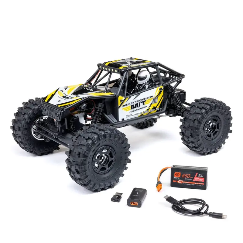 Axial Axi-1750T2 Utb18 Capra 1/18 4Ws Rock Crawler Rtr Yellow 1
