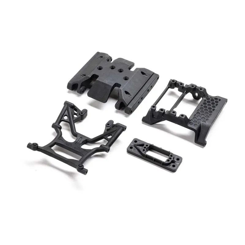 Axial Axi-3001 Servo Mount With Skid And Cross Members Scx10 Iii Coyote 1