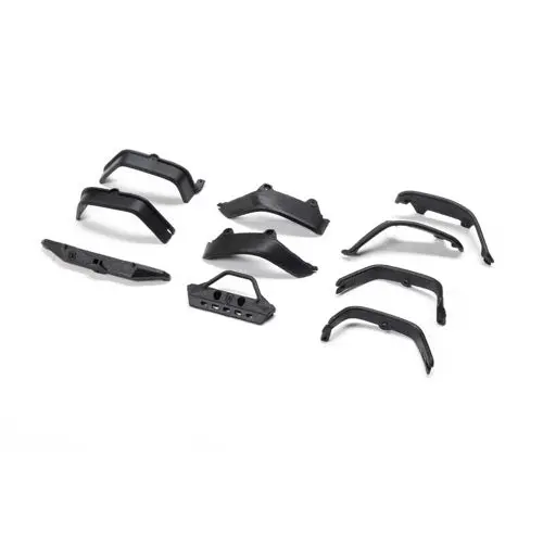 Axial Axi-3309 Bumper Set With Standard And Comp Fenders Scx30 Jlu 1