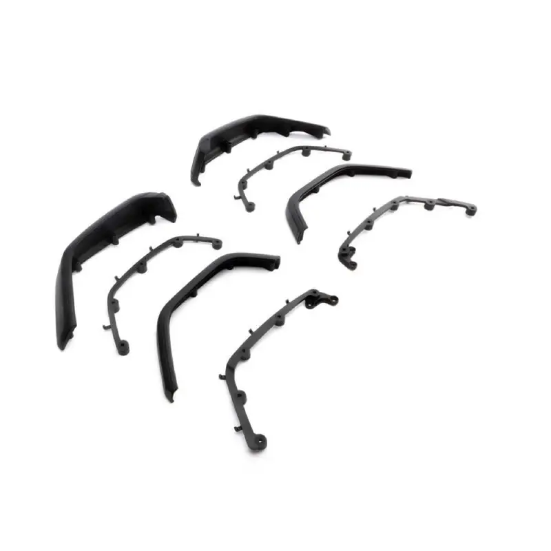 Axial Axi250001 Jeep Jlu Front And Rear Fenders And Mounts Scx6 1