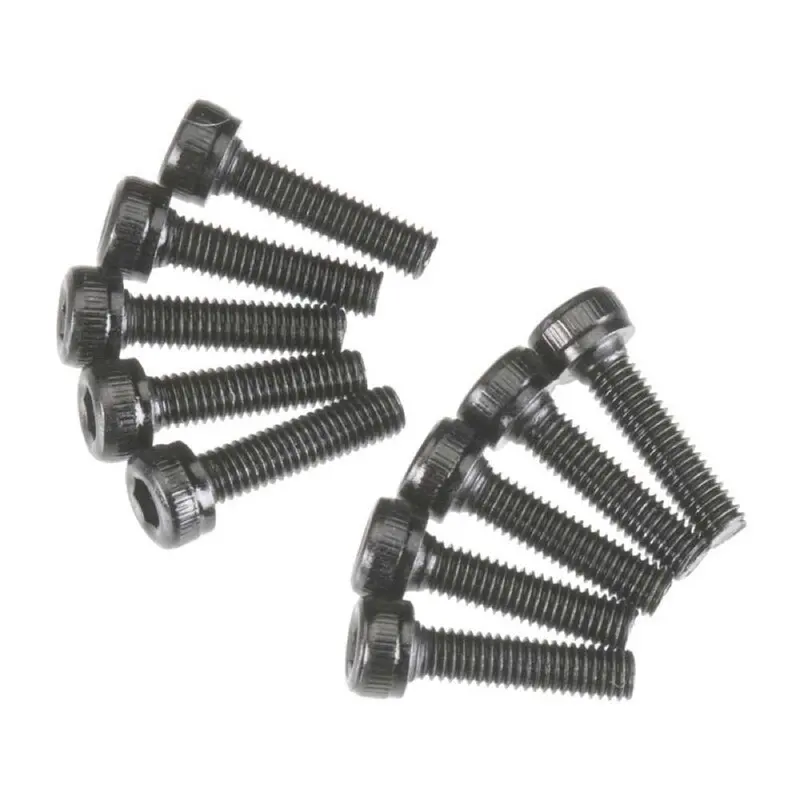 Axial Axic0086 Cap Head Screw M3x12mm Black Oxide (10) Axa086 1