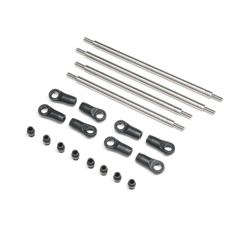Axial Titanium Rear Upper And Lower 4Ws Link Set Axp8 Axi-2207 1