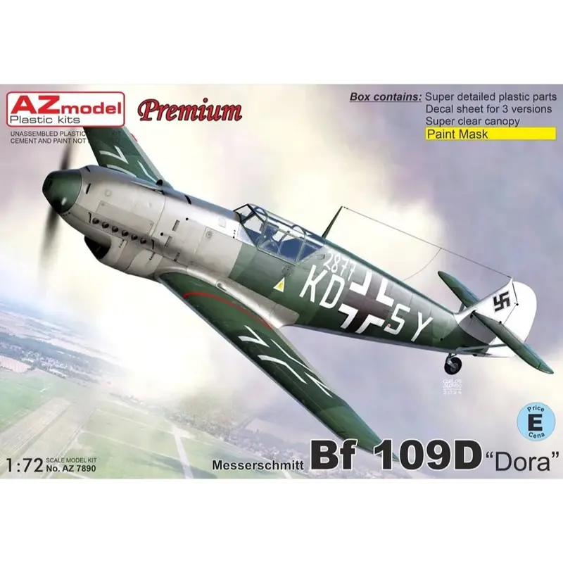Az Model 7890 1/72 Messerschmitt Bf 109D "Dora" 1