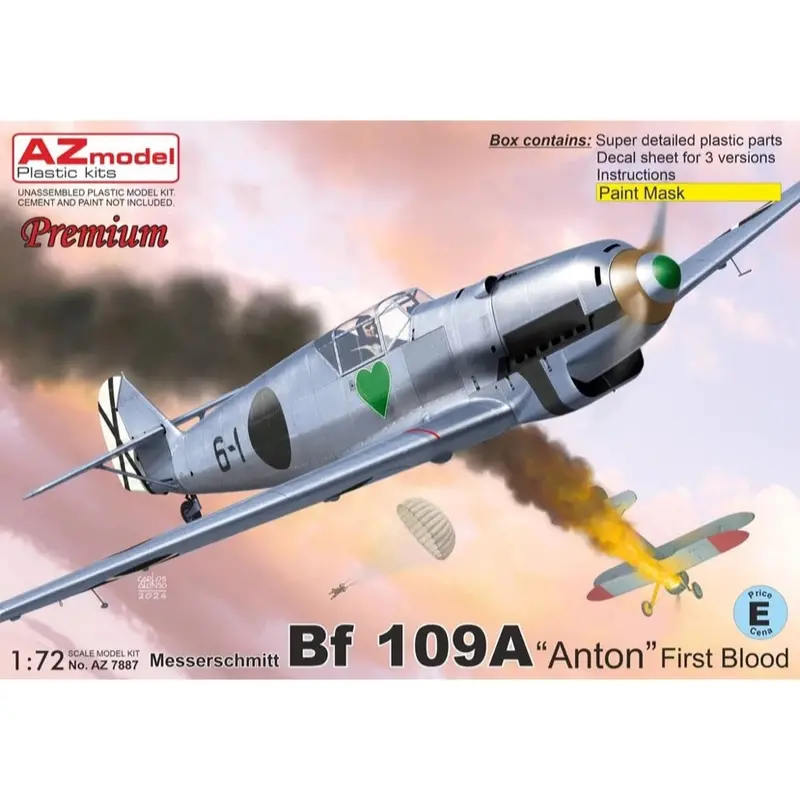 Az Models 7887 1/72 Messerschmitt Bf 109A "Anton" First Blood 1