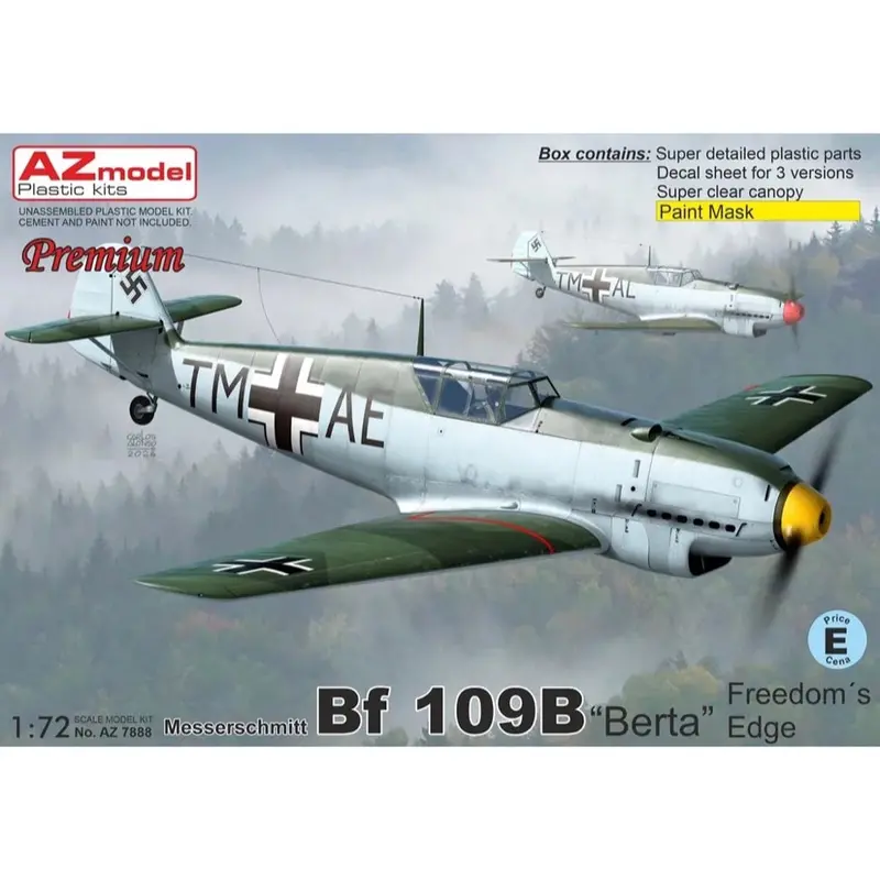 Az Models 7888 1/72 Messerschmitt Bf 109B "Berta" Freedom's Edge 1