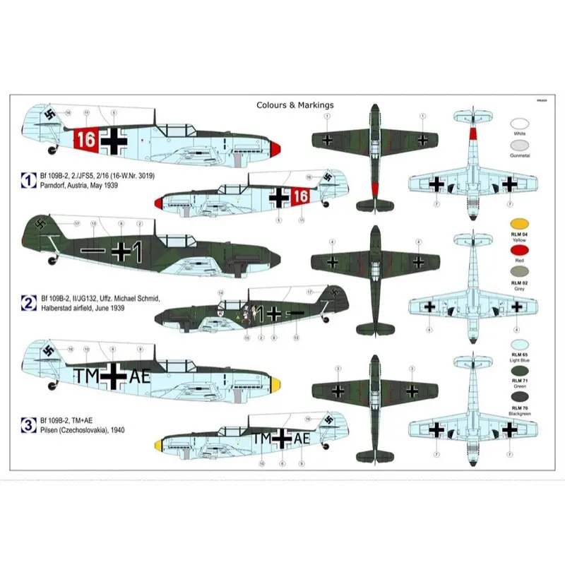 Az Models 7888 1/72 Messerschmitt Bf 109B "Berta" Freedom's Edge 2