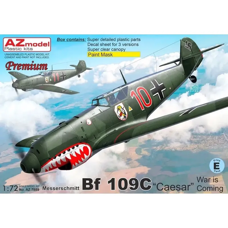 Az Models 7889 1/72 Messerschmitt Bf 109C "Ceasar" The War Is Coming 1