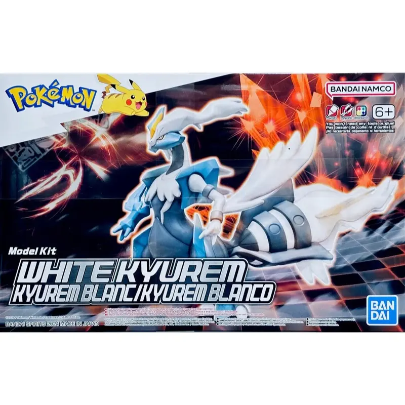 Bandai 5066552 White Kyurem Pokemon Model Kit 1