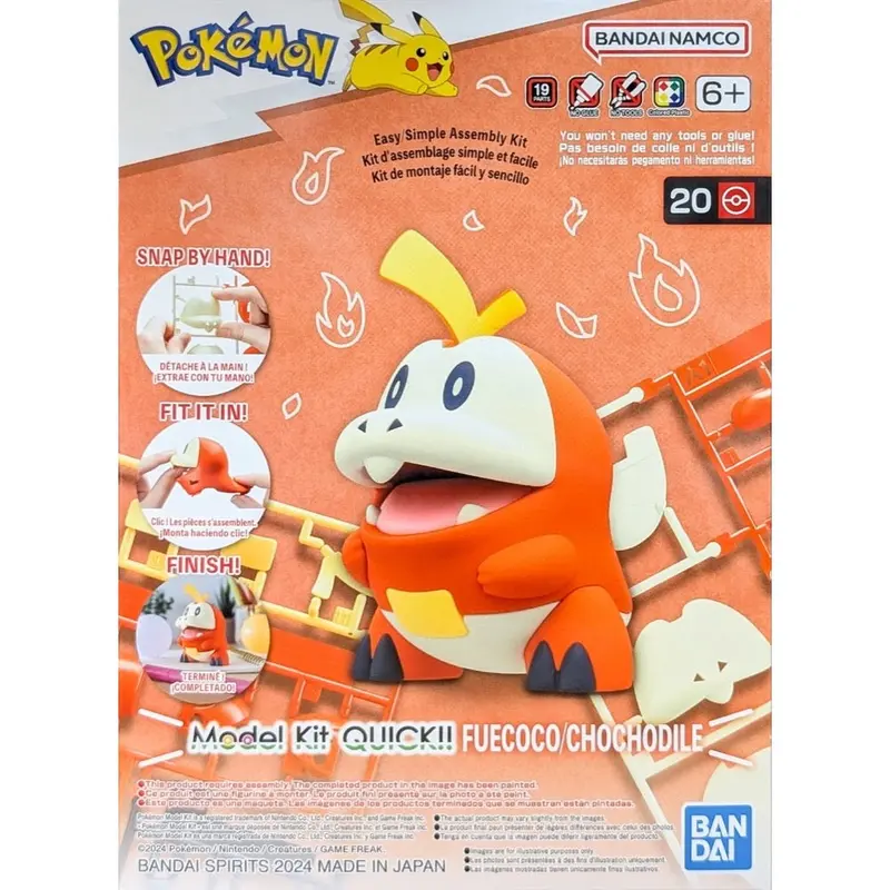 Bandai 5067295 Fuecoco Pokemon Model Kit 1