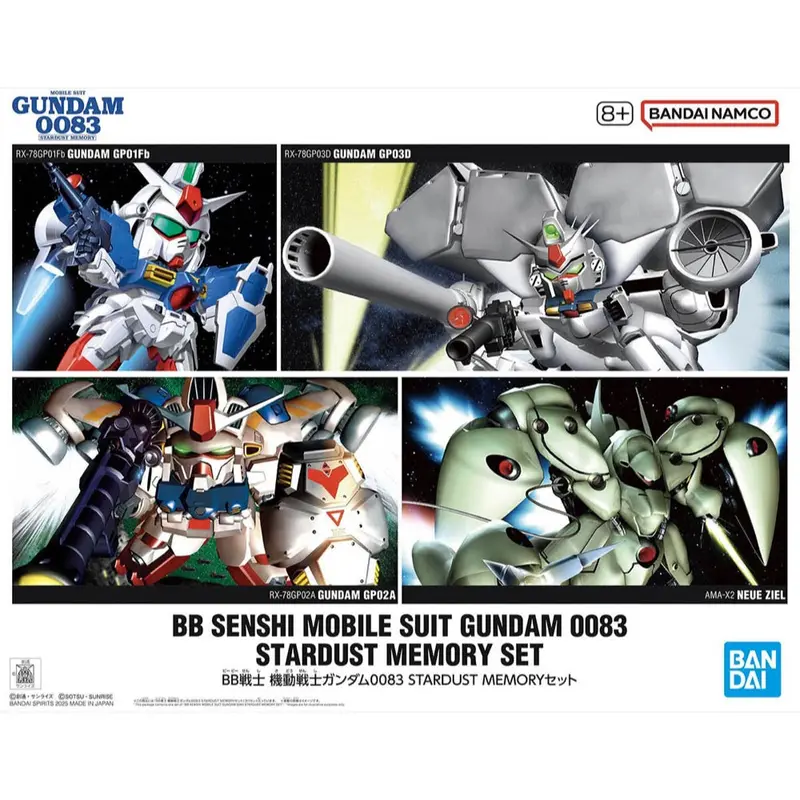 Bandai 5068316 Bb Senshi Mobile Suit Gundam 0083 Stardust Memory Set 1