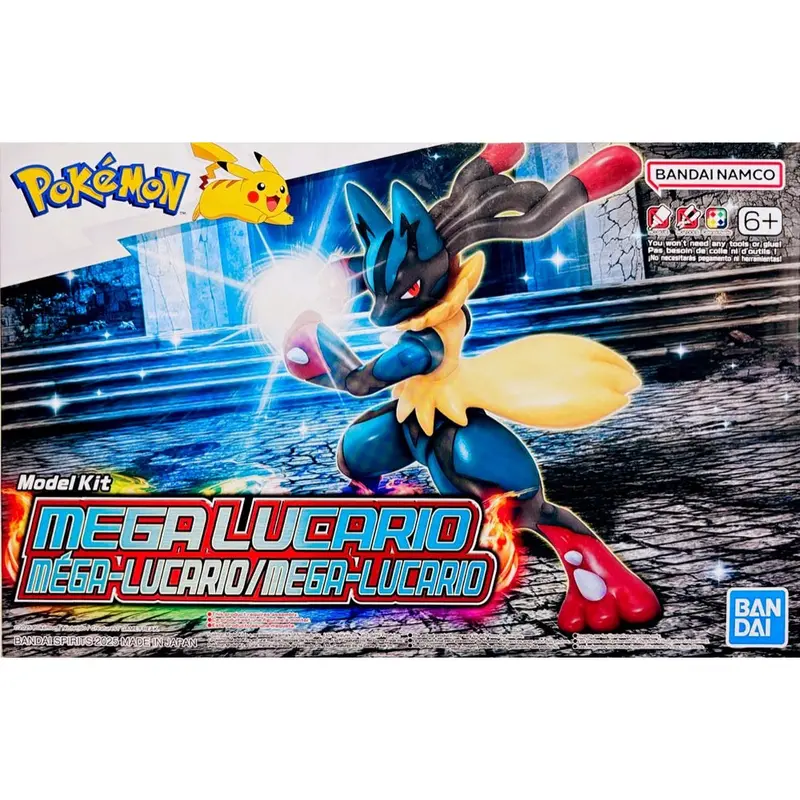 Bandai 5068393 Mega Lucario Pokemon Model Kit 1
