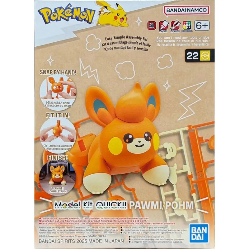 Bandai 5068561 Quick 22 Pawmi Pokemon Model Kit 1