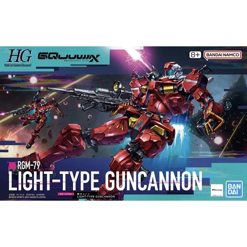 Bandai 5068593 Hg 1/144 Rgm-79 Light-Type Guncannon Gquuuuuux 1