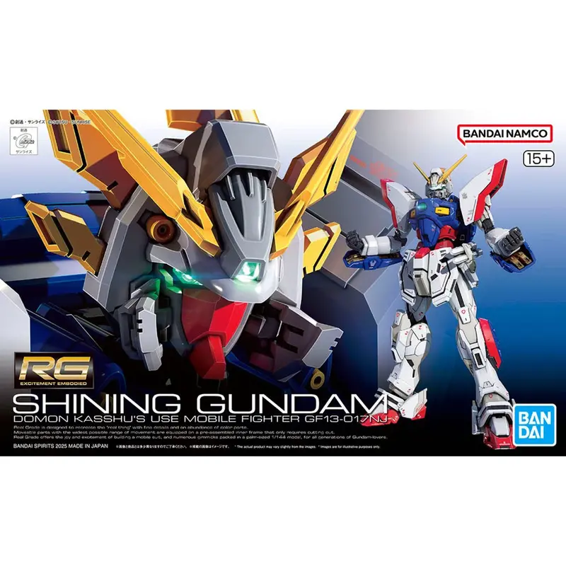 Bandai 5068705 Rg 1/144 Shining Gundam 1