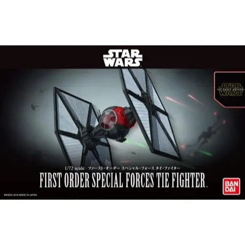 Bandai 5069224 1/72 Star Wars First Order Special Forces Tie Fighter 1