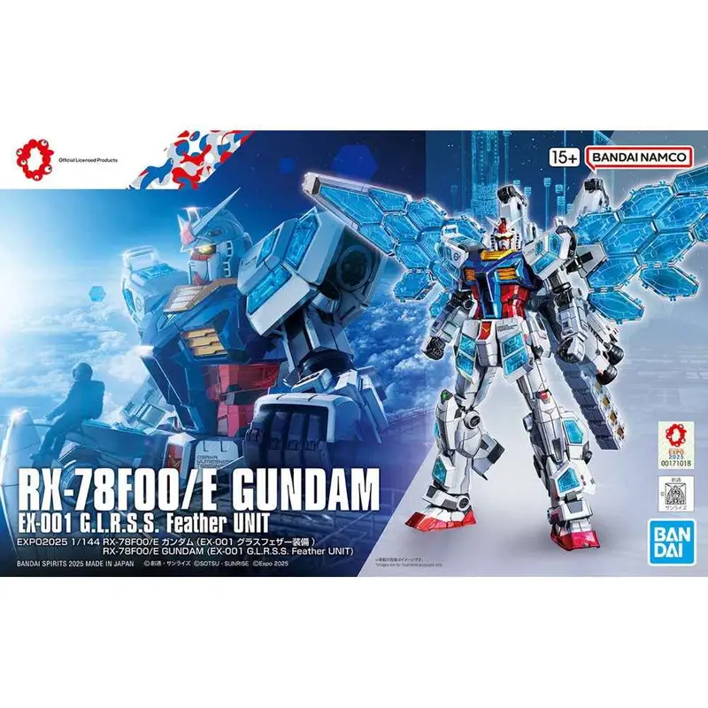 Bandai 5073583 Rx-78F00/E Gundam (Ex-001 G.L.R.S.S. Feather Unit) 1