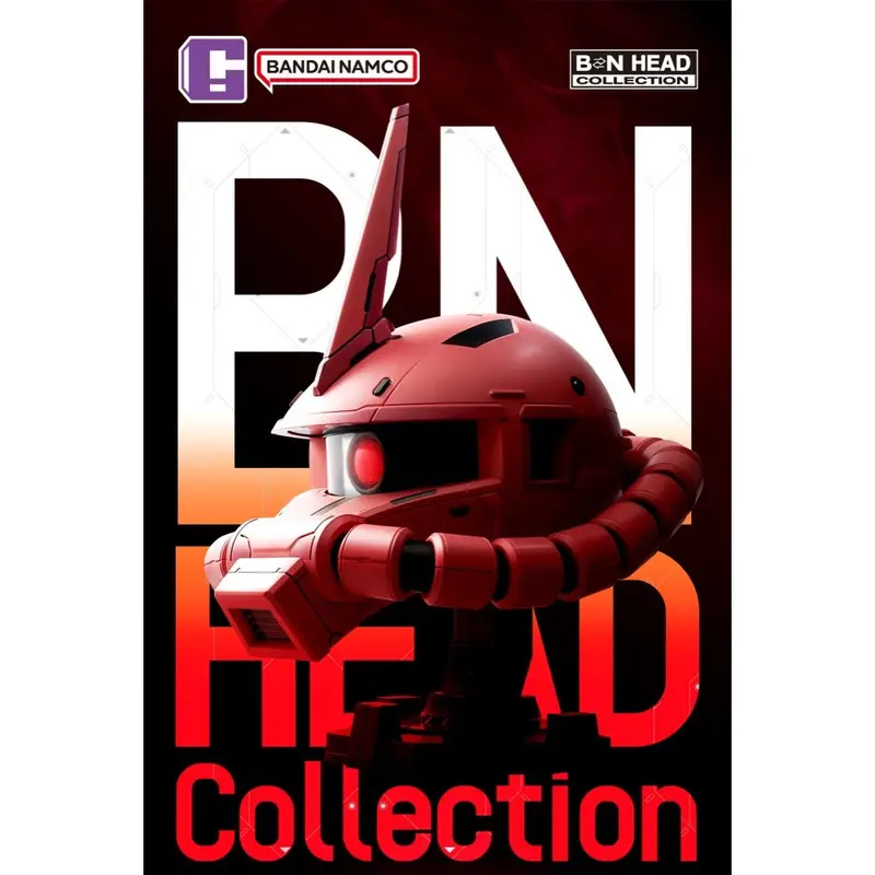 Bandai Ct232855 Bn Head Collection Vol.3 Ms-06S Zaku Ii 1