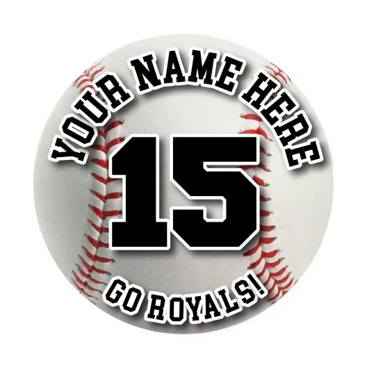 Baseball Team Magnet or Sticker – Locker or Vehicle Display