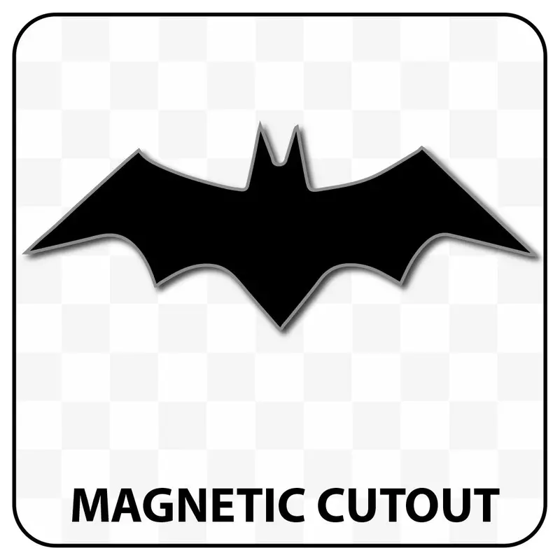 Bat Shaped Blank Magnet 2