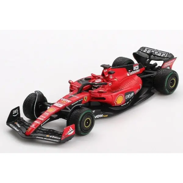 Bbr 64022 1/64 Ferrari Sf23 No.16 C. Leclerc 2023 Monaco Gp 1