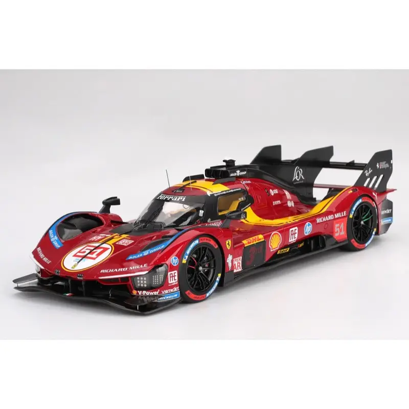 Bbr Cs18008 1/18 Ferrari 499P No.51 Ferrari Af Corse 2025 Wec Qatar 1812Km 3Rd Place 1